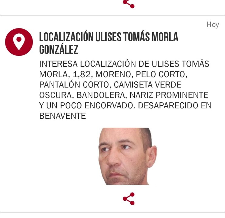 Desaparecido, Ulises Tomás M. G.