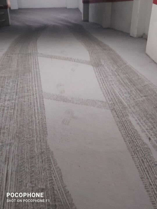 Vandalismo en un garaje Noche de las hogueras