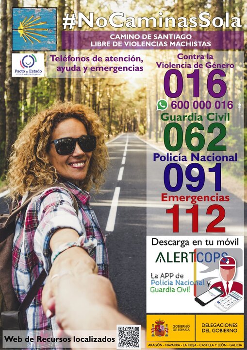 Zamora, Camino de Santiago. Campaña contra la violencia machista