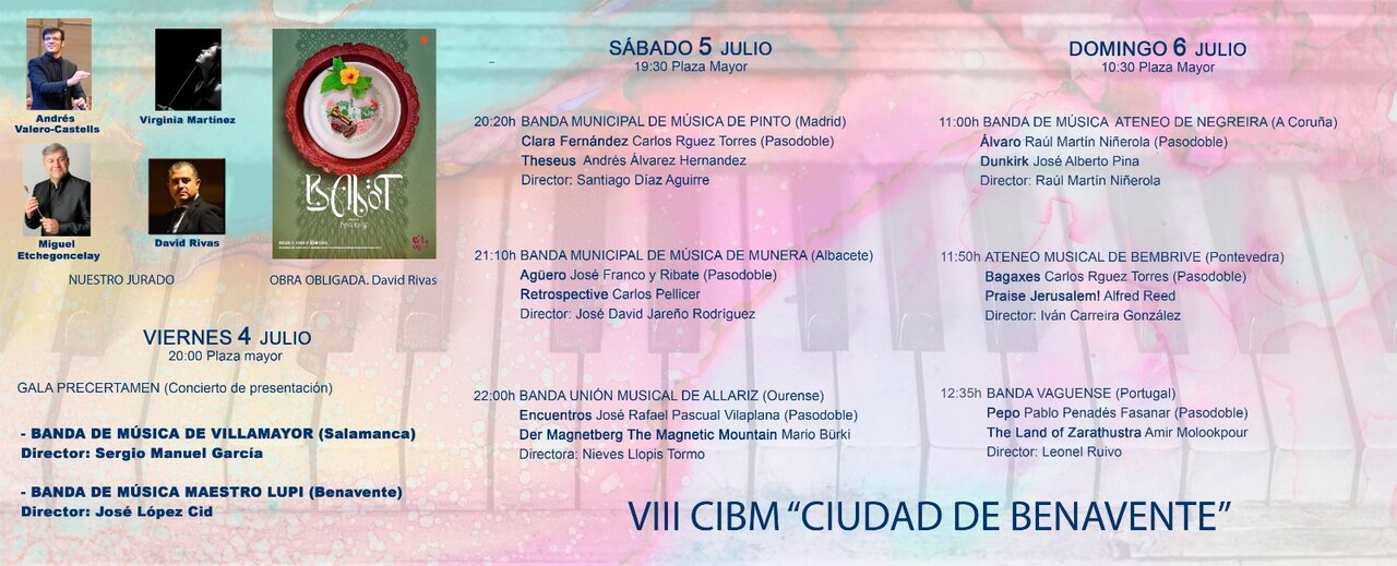 cartel Certamen Internacional de Benavente