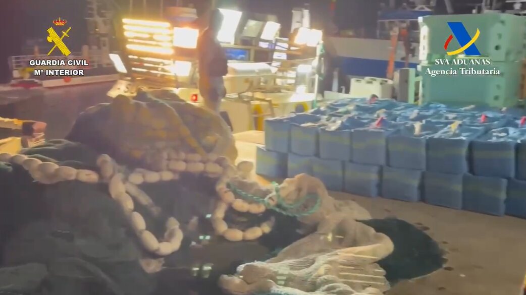 Operación contra el narcotráfico en el sur