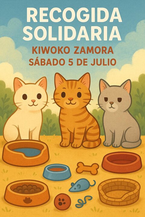 Recogida solidaria Kiwoko Zamora