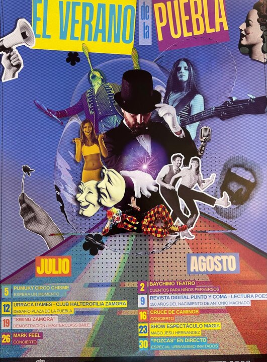 Cartel El Verano de la Puebla