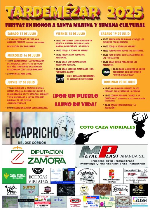cartel fiestas Tardemézar