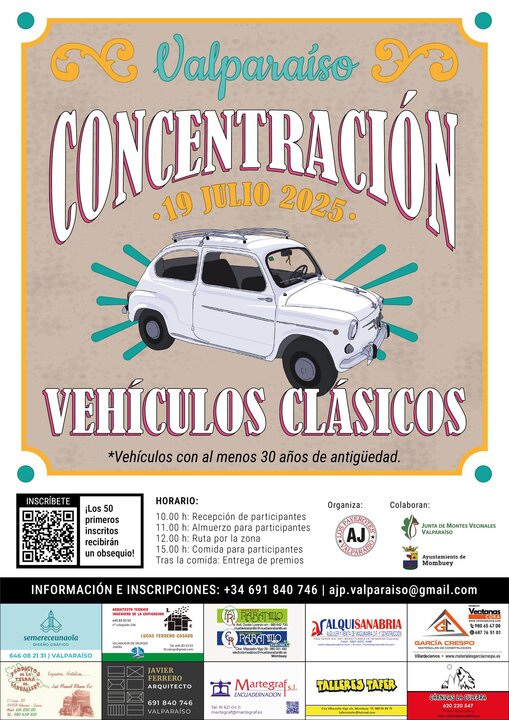 Concentración de Vehículos Clásicos en Valparaíso