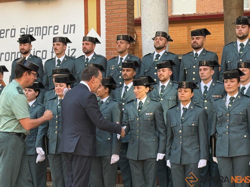 acto bienvenida Guardias Civiles en Zamora