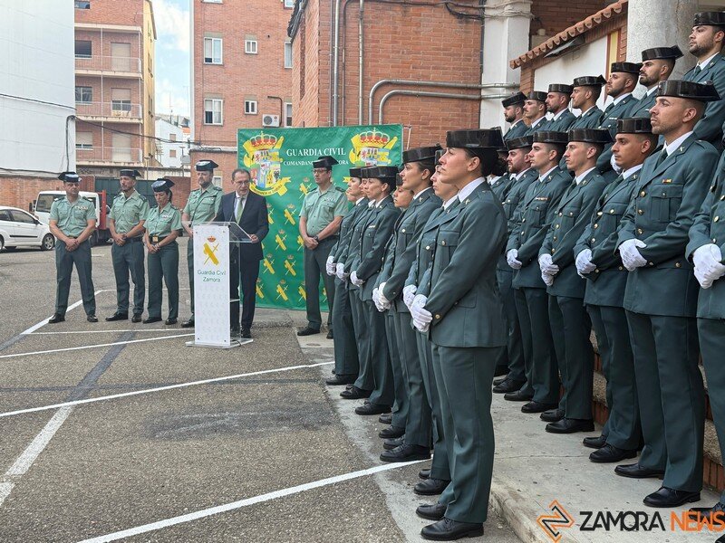 acto bienvenida Guardias Civiles en Zamora _2