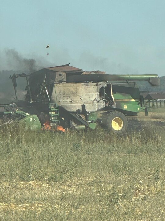 Incendio en Tierra de Campos