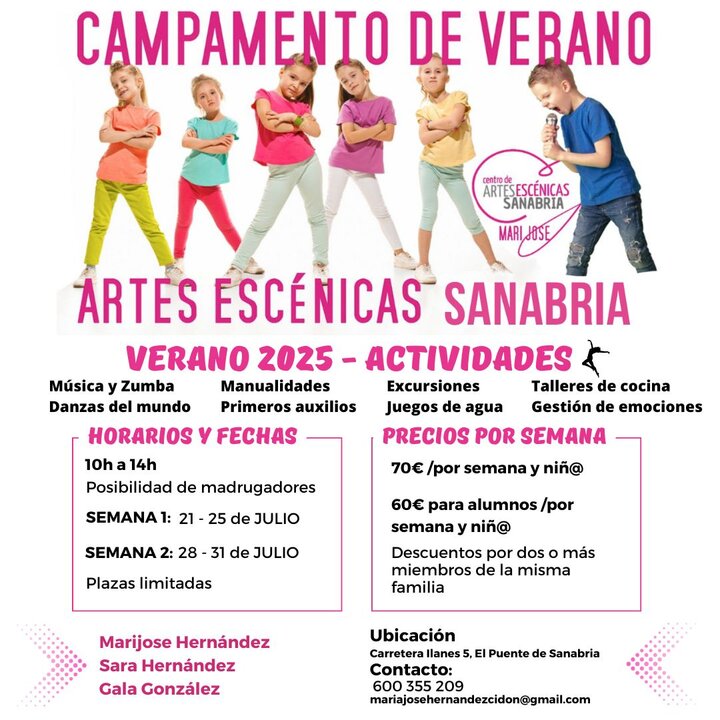 campamento de Artes Escénicas, Sanabria