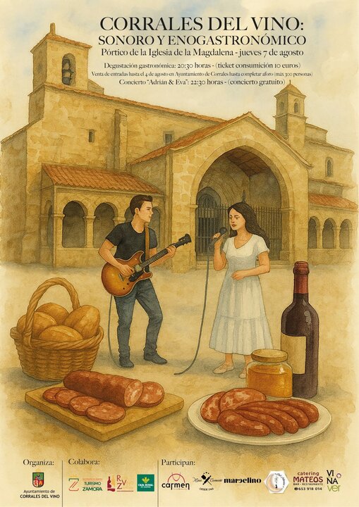 cartel Corrales del Vino