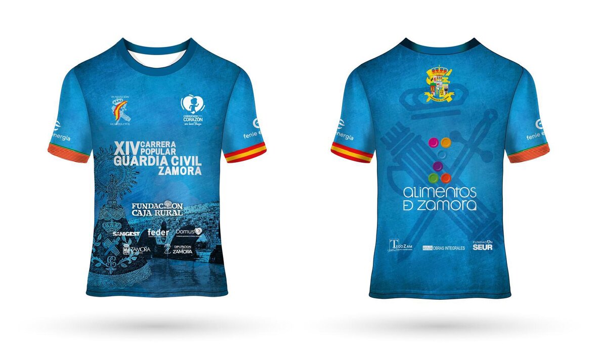 Camiseta XIV Carrera Guardia Civil de Zamora