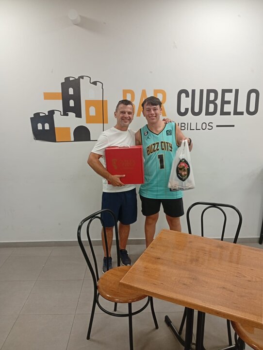 Pablo González e Iván Simón, primer y segundo clasificado del Campeonato de Chinchón en Cubillos