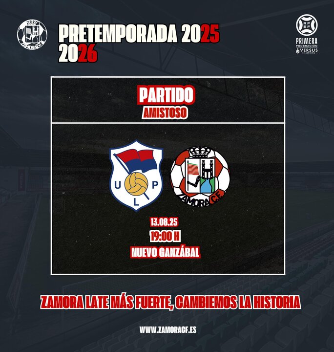 Zamora CF amistoso UP Langreo