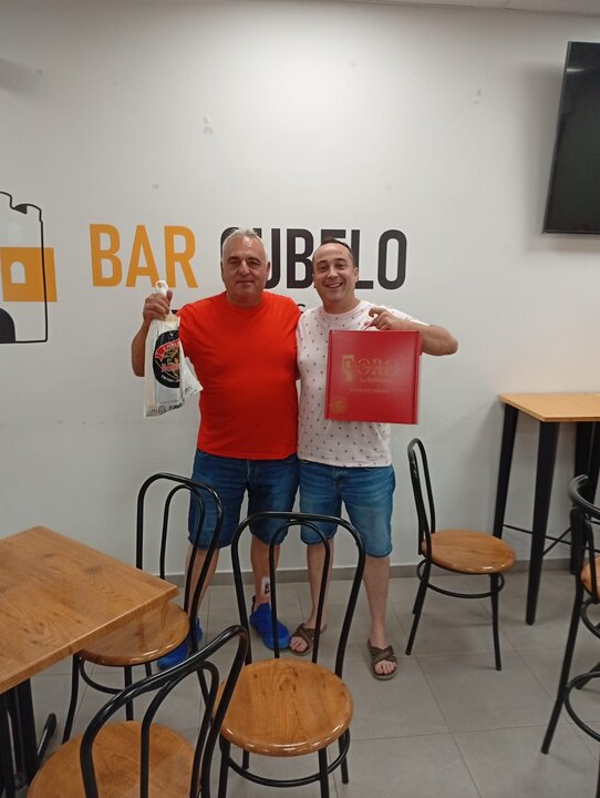 Ganadores del Campeonato de Tute Cabrón en Cubillos