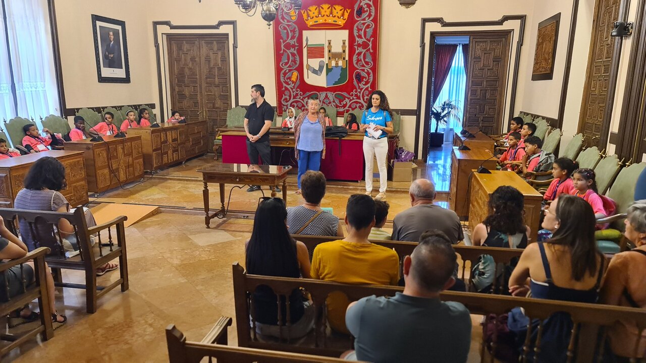 Recepción niños saharauis Zamora