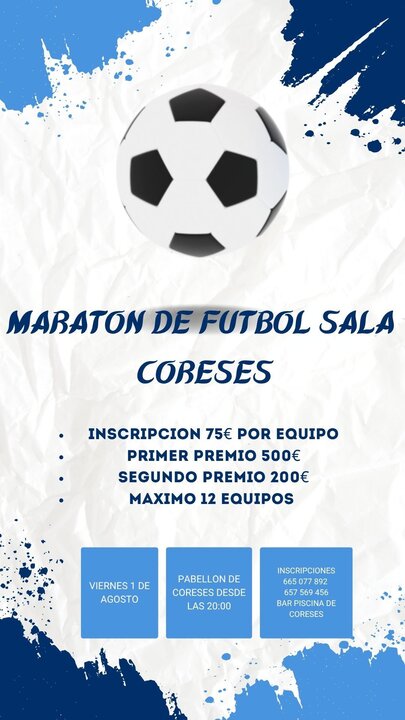 Maratón de futbito Coreses