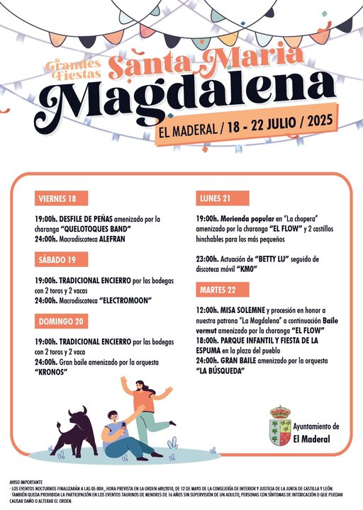 El Maderal Fiestas de Santa María Magdalena