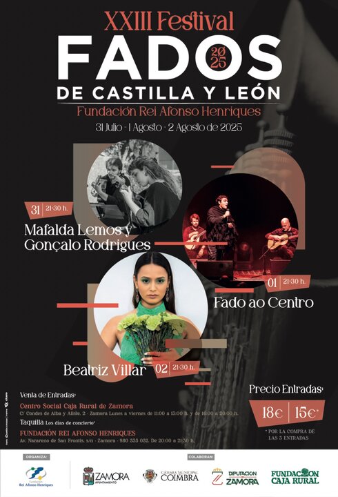 Cartel XXIII Festival de Fados