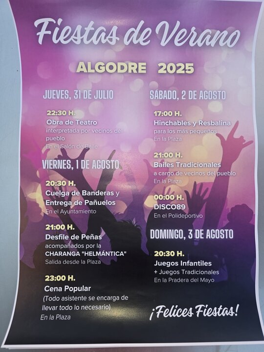 Fiestas Algodre