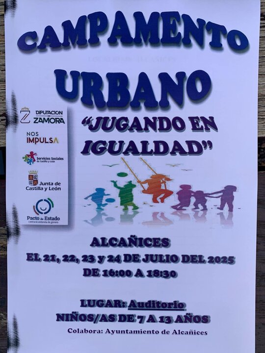 Campamento Jugando en Igualdad Alcañices
