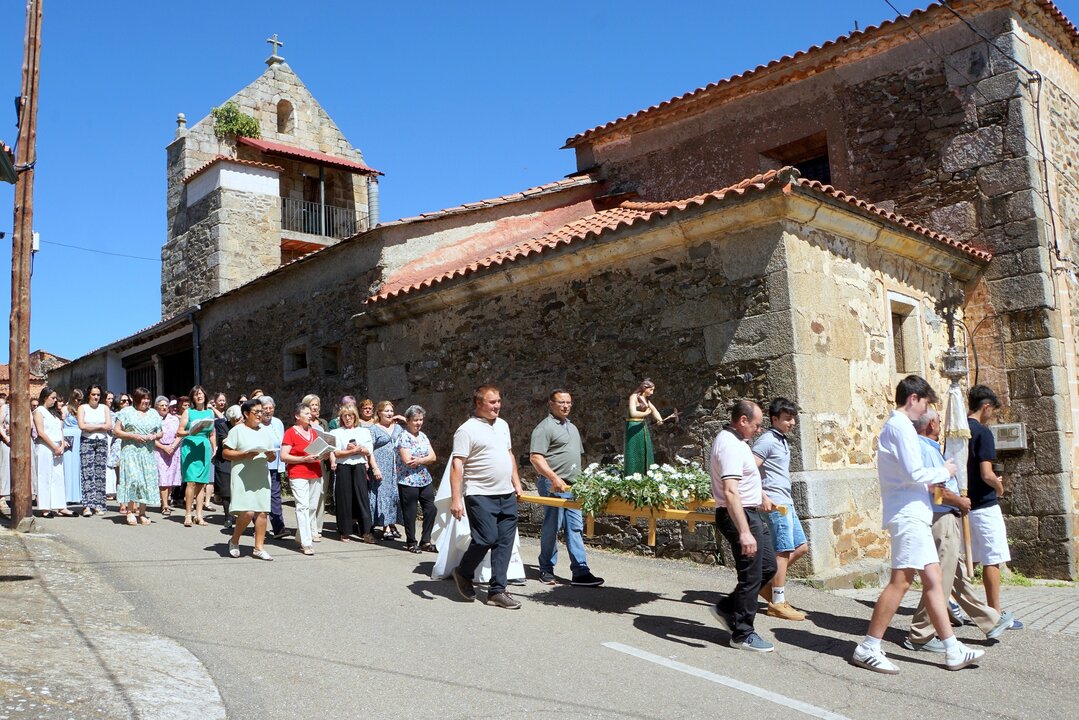 Misa y procesión en honor a Santa María Magdalena en Grisuela - Imagen de redes sociales