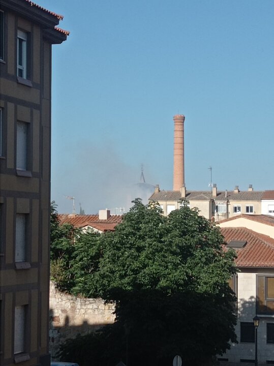Incendio calle Mompayo de Zamora