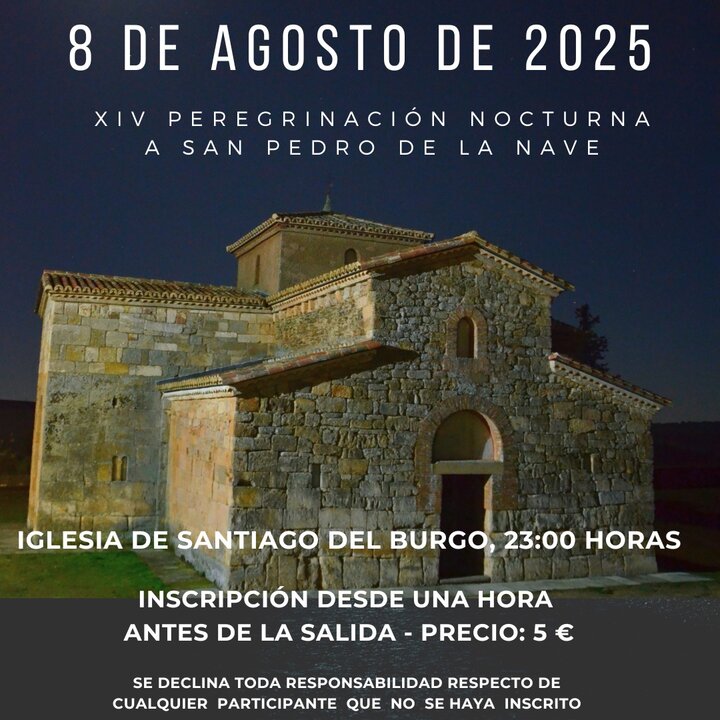 XIV Peregrinación nocturna a San Pedro de la Nave