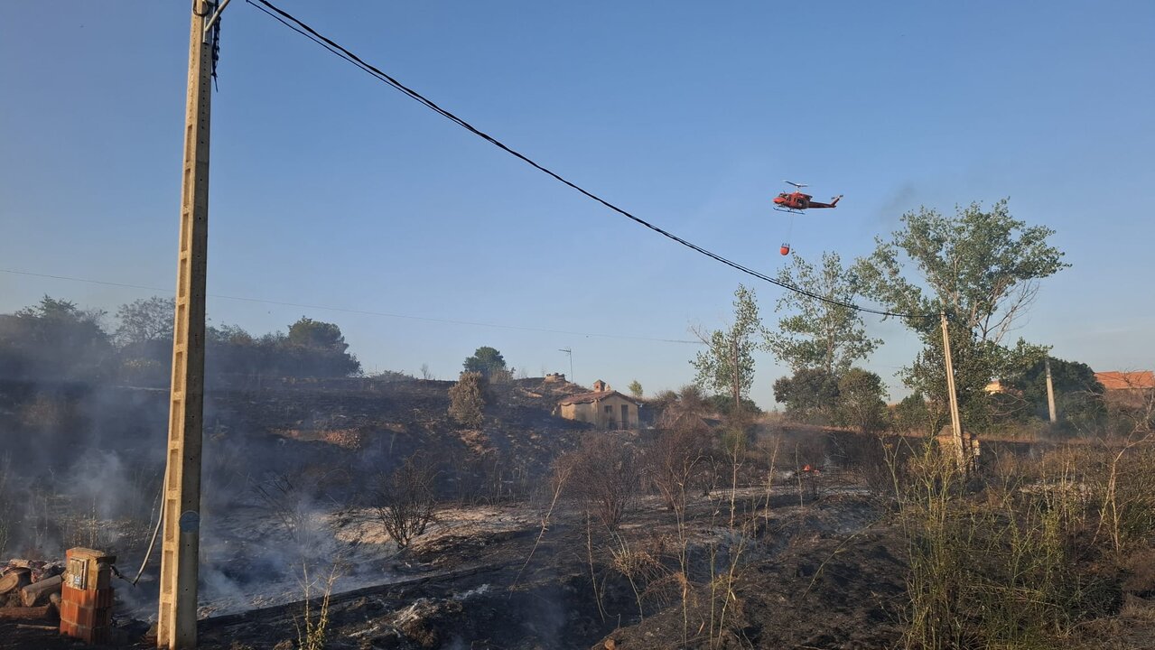 Incendio en Santa Marta de Tera_1