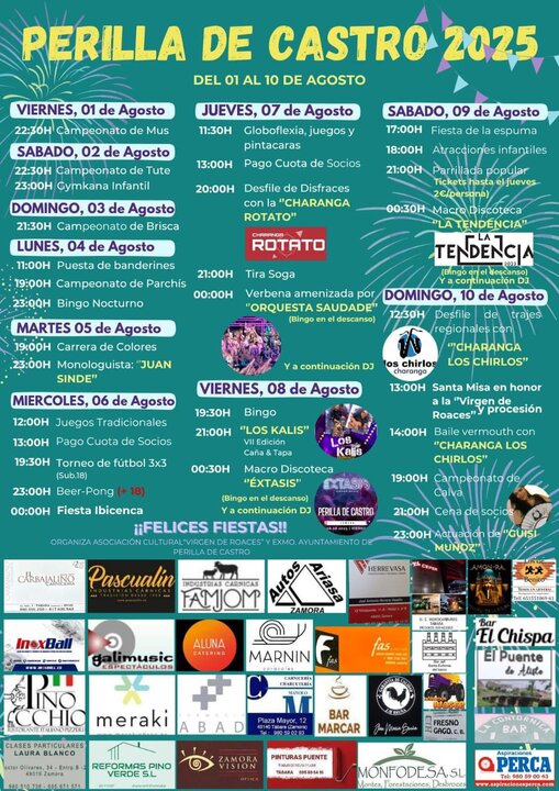 Perilla de Castro cartel de fiestas