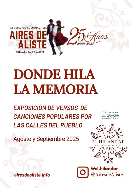Exposición Donde Hila la memoria Pobladura de Aliste- Aires de Aliste