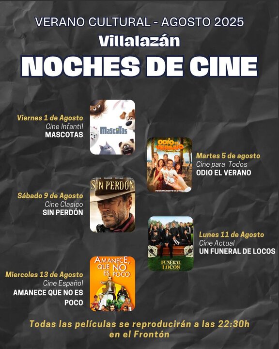 Cine de Verano Villalazán
