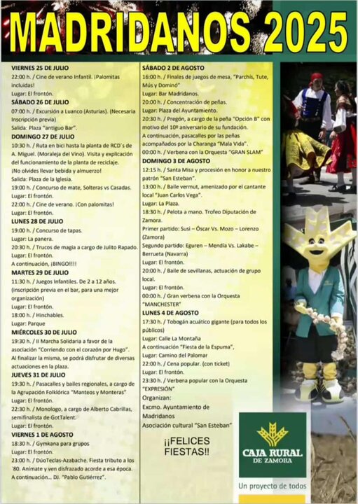 Cartel fiestas Madridanos