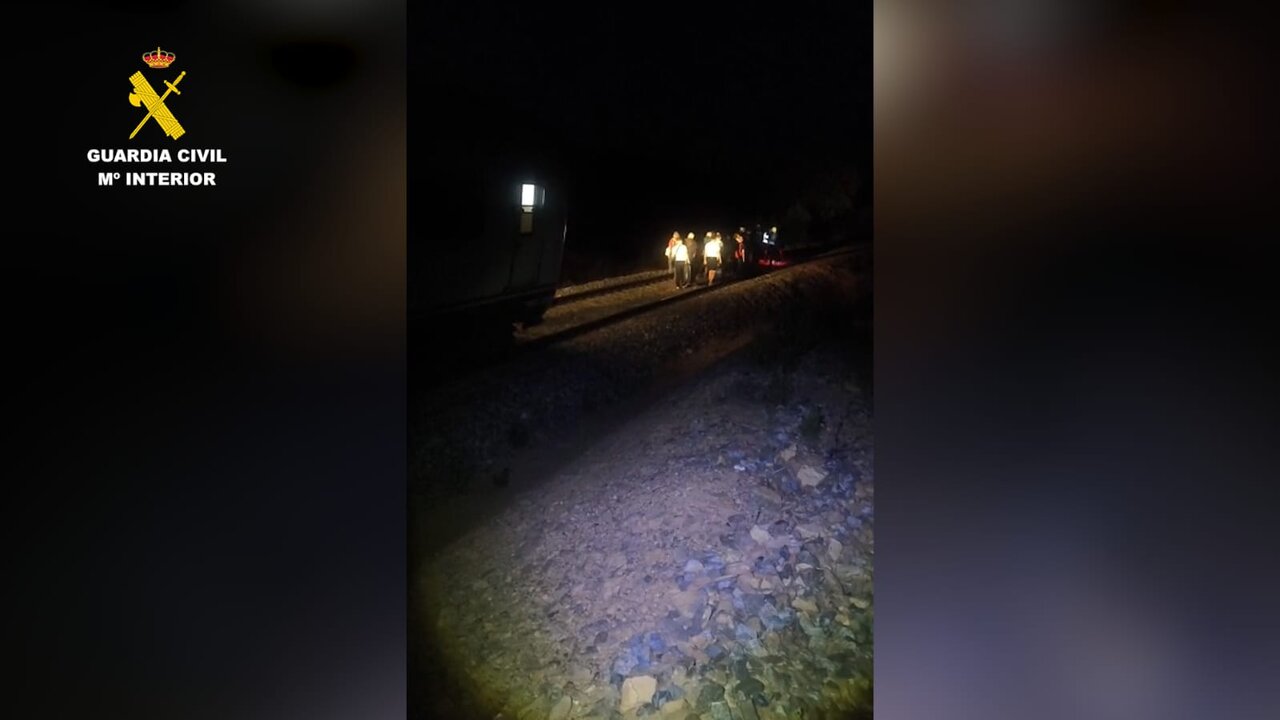 Un tren se avería en Zamora y los pasajeros son escoltados a pie por la Guardia Civil