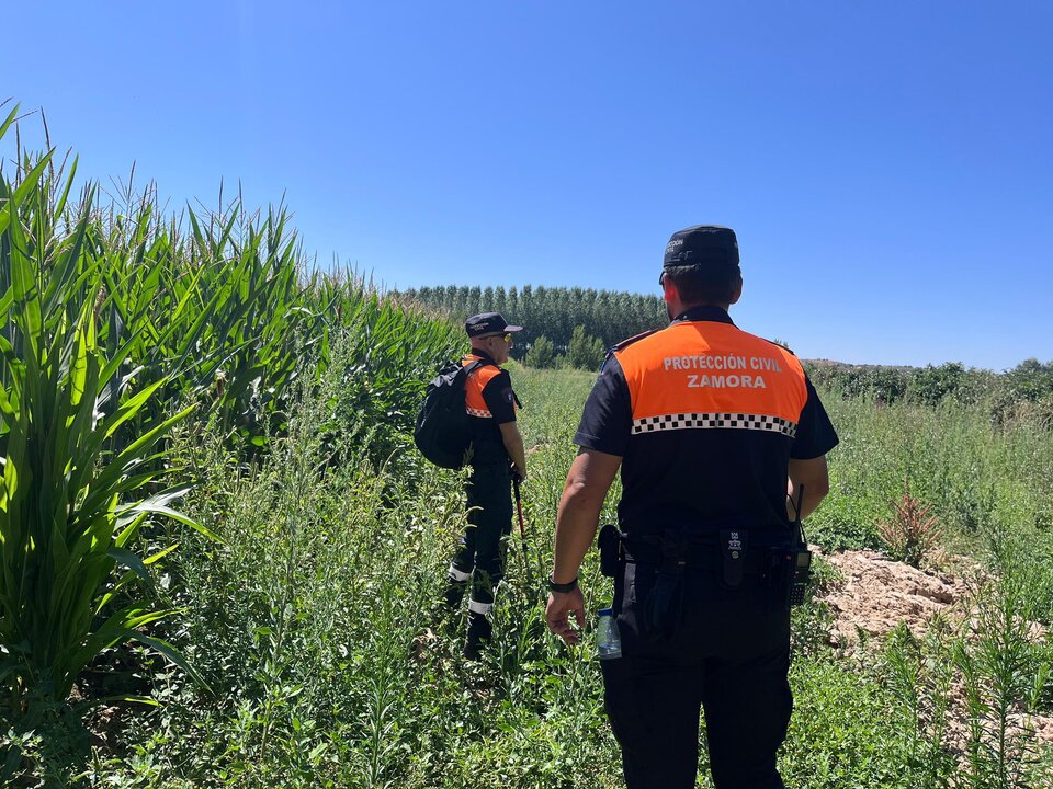 despliegue de la Agrupación Local de Voluntarios de Protección Civil de Zamora