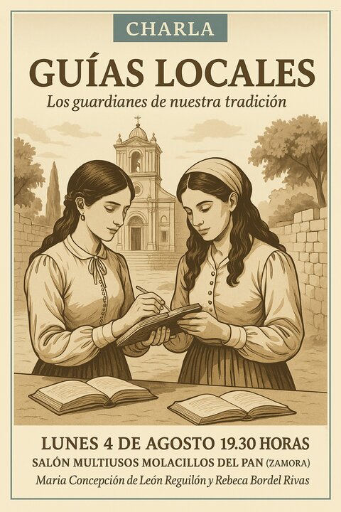Cartel conferencia, Molacillos del Pan