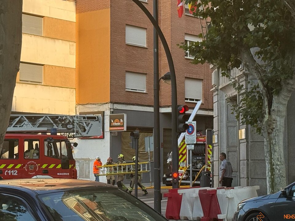 Explosión en el centro de Zamora