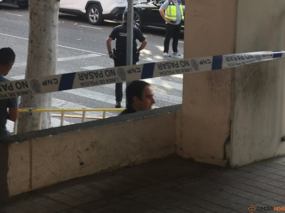 Explosión en el centro de Zamora