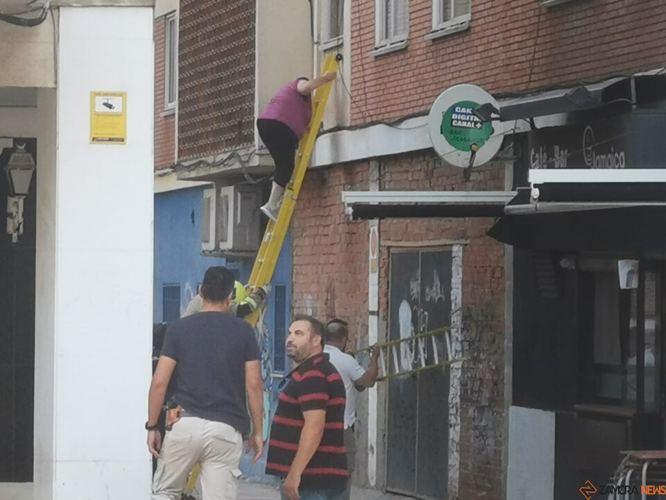Explosión en el centro de Zamora