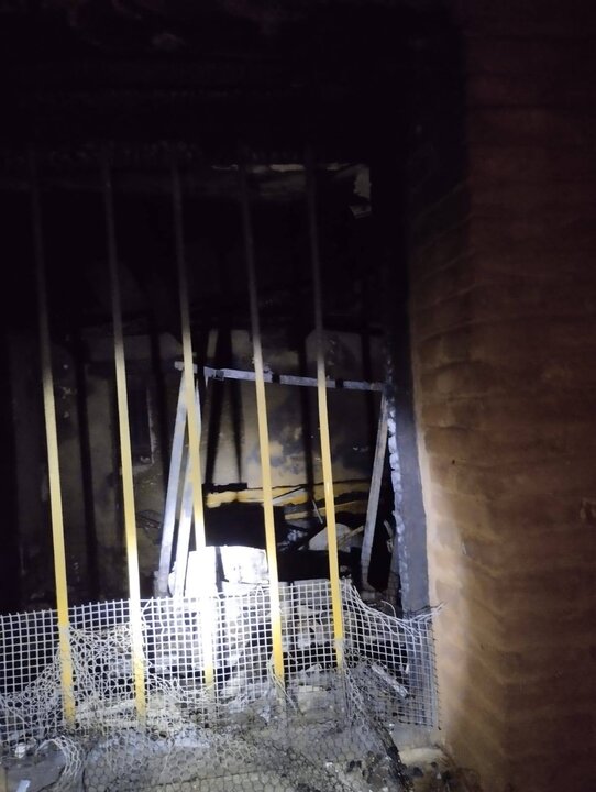 Incendio en una vivienda deshabitada en Olmillos de Valverde