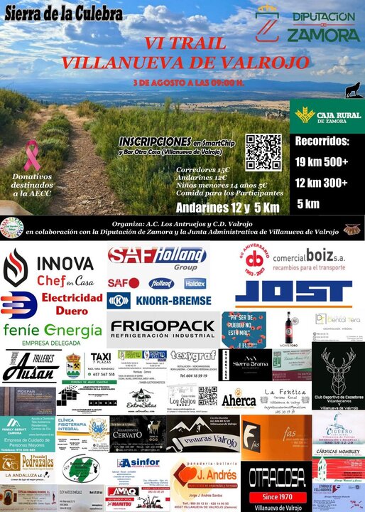 sexta edición del Trail de Villanueva de Valrojo