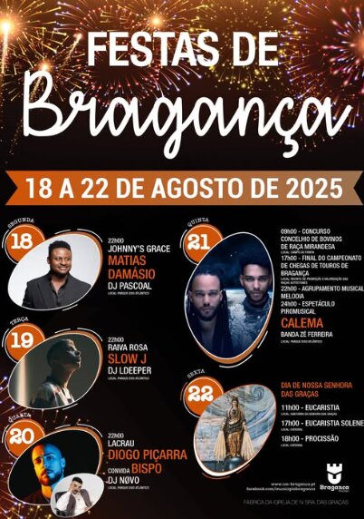 Bragança , Cartel fiestas