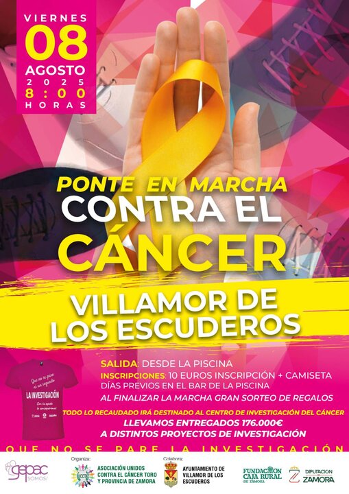 Marcha contra en cáncer Villamor de los Escuderos