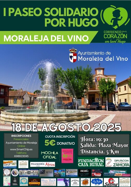 I Paseo Solidario Moraleja del Vino, Corriendo con el Corazón de Hugo