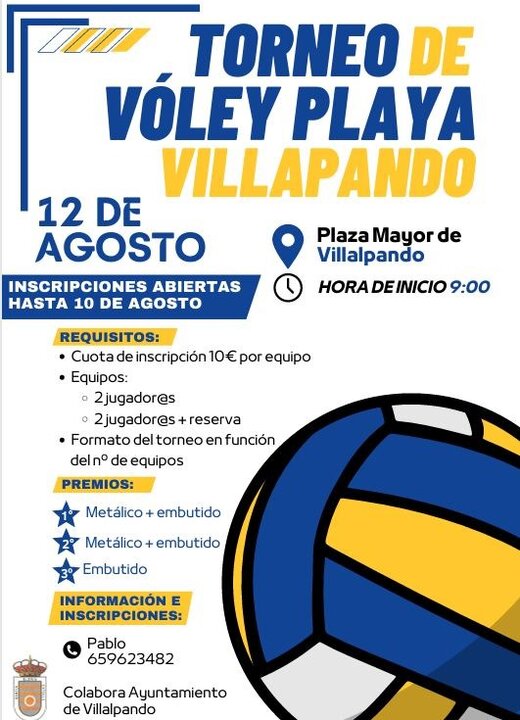 Villalpando, Torneo de Vóley Playa