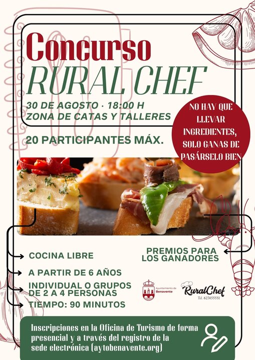 Cartel Concurso Rural Chef Benavente