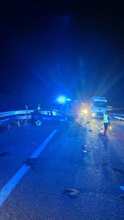 Tres heridos en un accidente de tráfico en Zamora