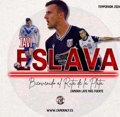 Javi Eslava, baja importante en el Zamora CF por lesión en el tobillo izquierdo