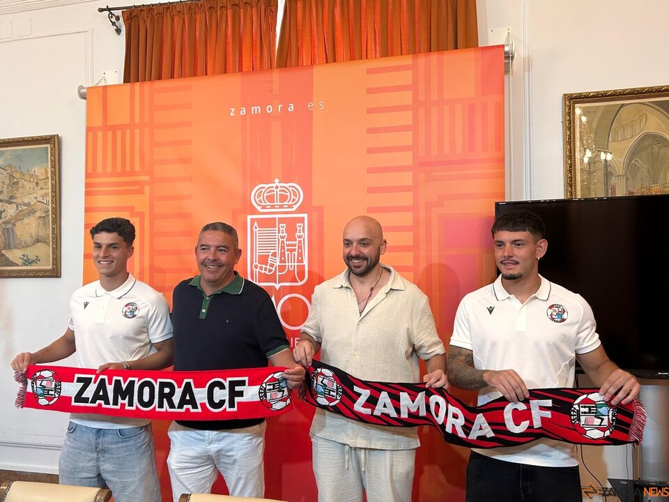El Zamora CF presenta a Sergi López y Dani Merchán para la nueva temporada