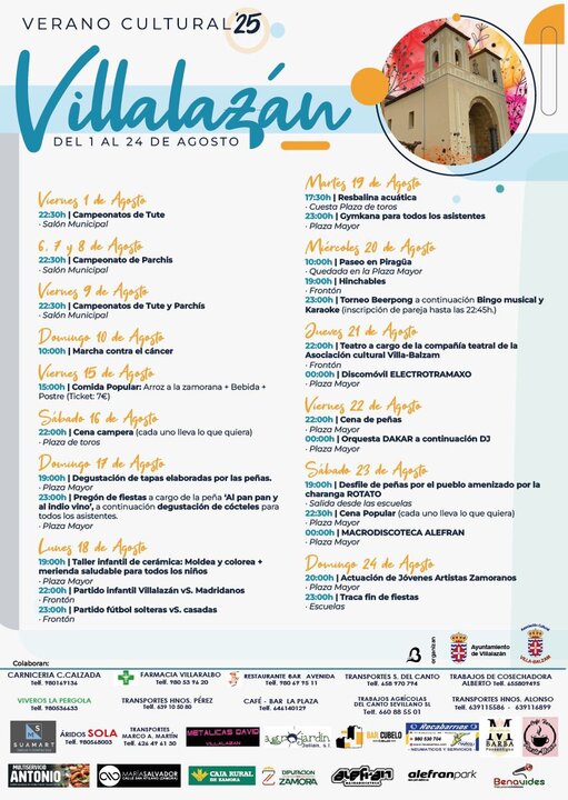 Verano Cultural Villalazán