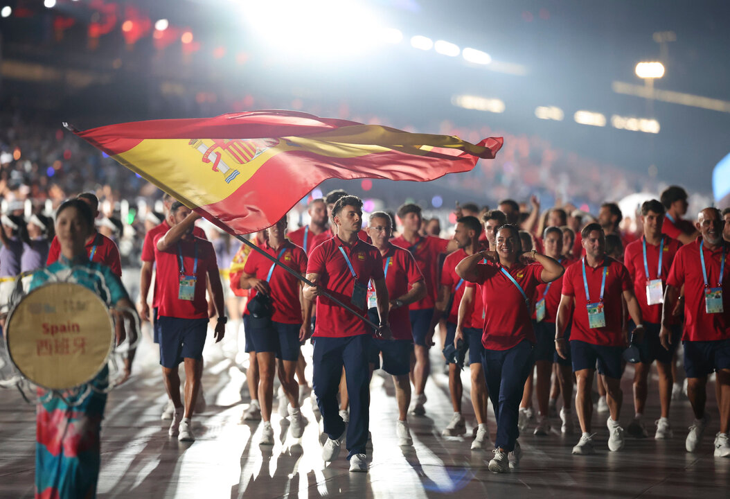 Abanderado España en lo World Games de China